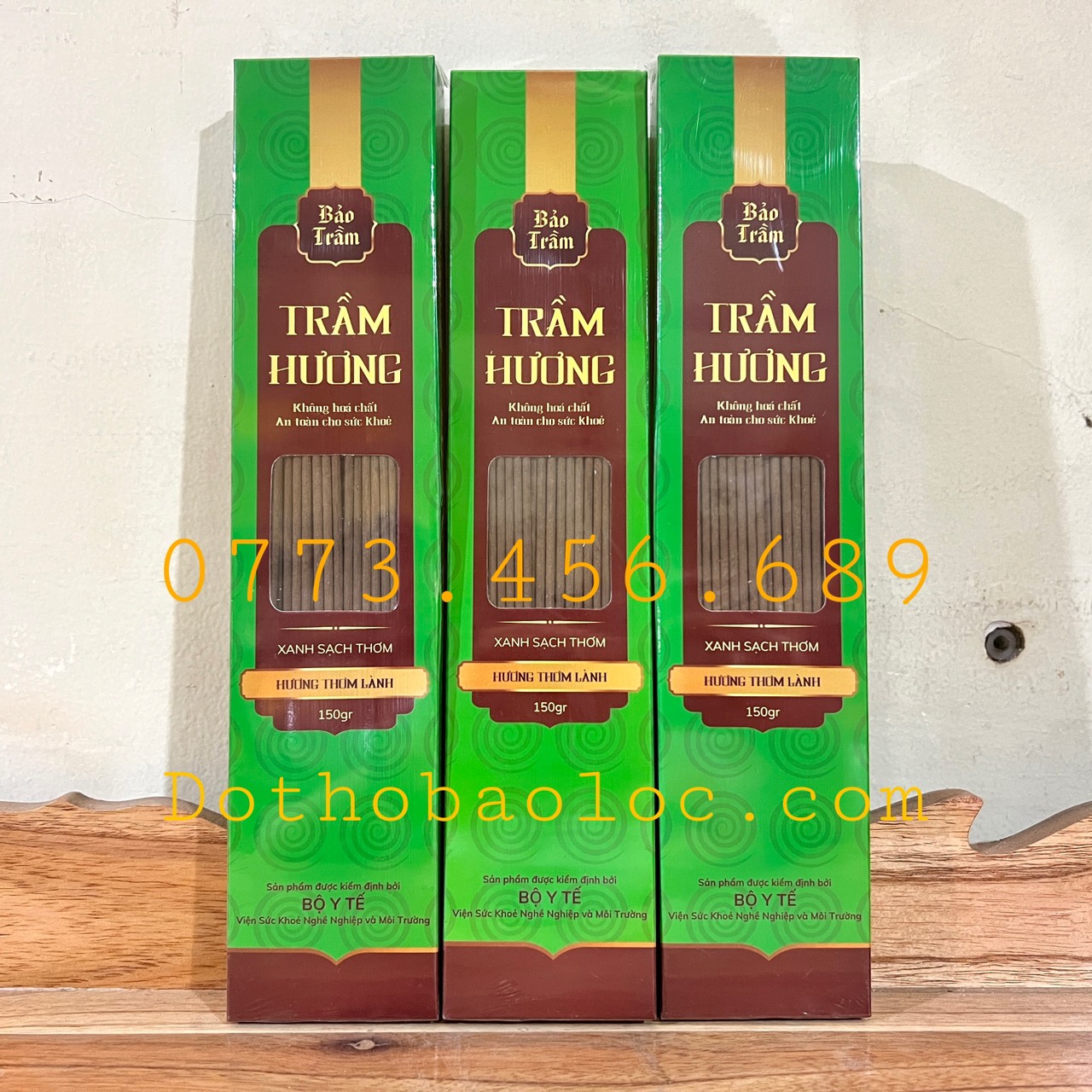 Nhang trầm hương thơm cao 30cm, 150g – Nhang Bảo Trầm
