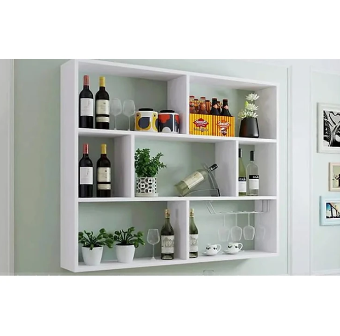 Kệ Gỗ Treo Tường Giấu Chân Khổ A4 Tundo CTKT223 KT 120x100x22 cm