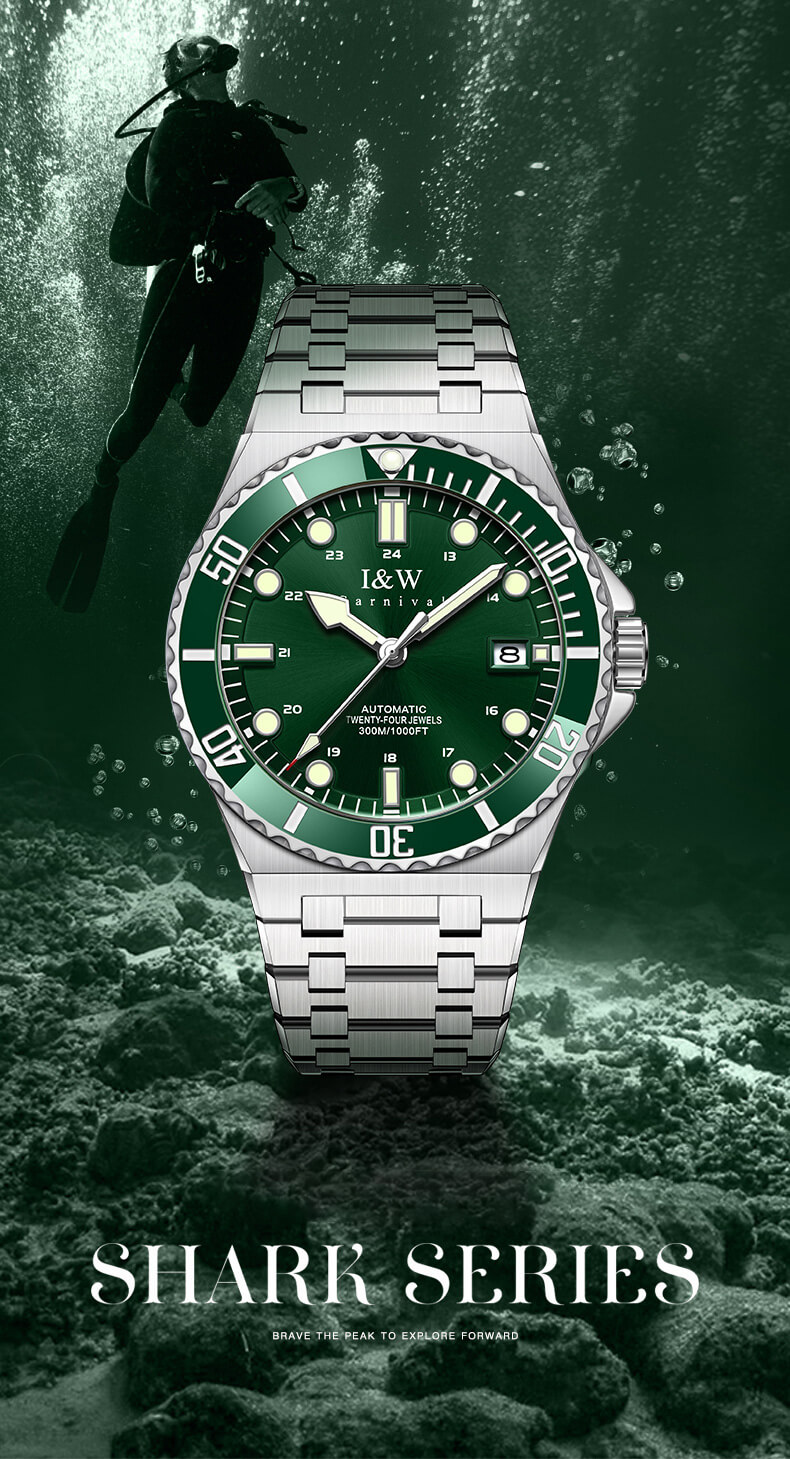 Đồng hồ nam chính hãng IW Carnival IW726G-6 ,Kính sapphire,chống xước,Chống nước30m,BH24 tháng,Máy điện tử(pin),dây da