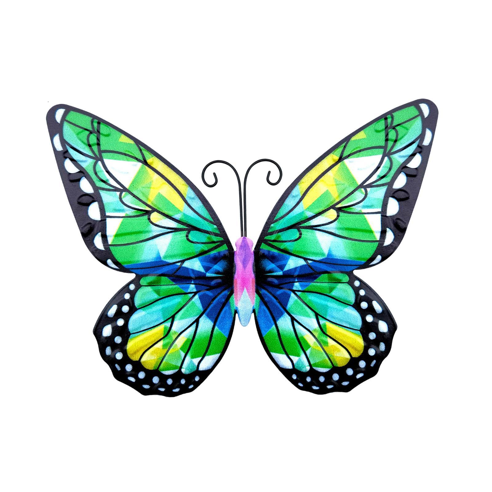 Metal butterflies Wall Decor metal butterflies Sculptures for Fence Yard Balcony