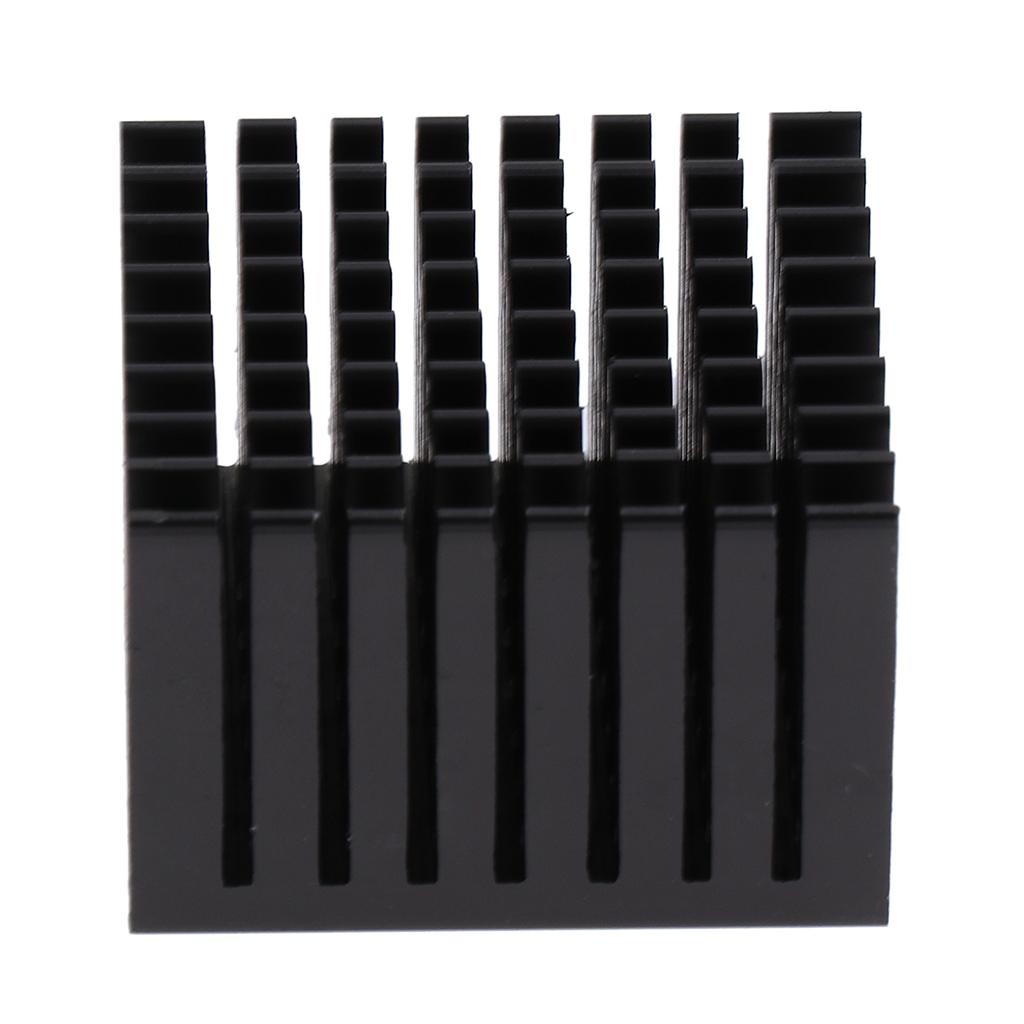 10Pcs Aluminum Heatsink Cooling Fin Radiator 37*37*24mm for IC Led Chip 10W