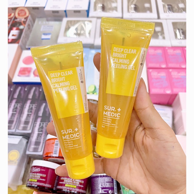 Tẩy Tế Bào Chết Làm Sáng Da Dạng Gel Sur.Medic+ Deep Clear Bright Calming Peeling Gel 120ml