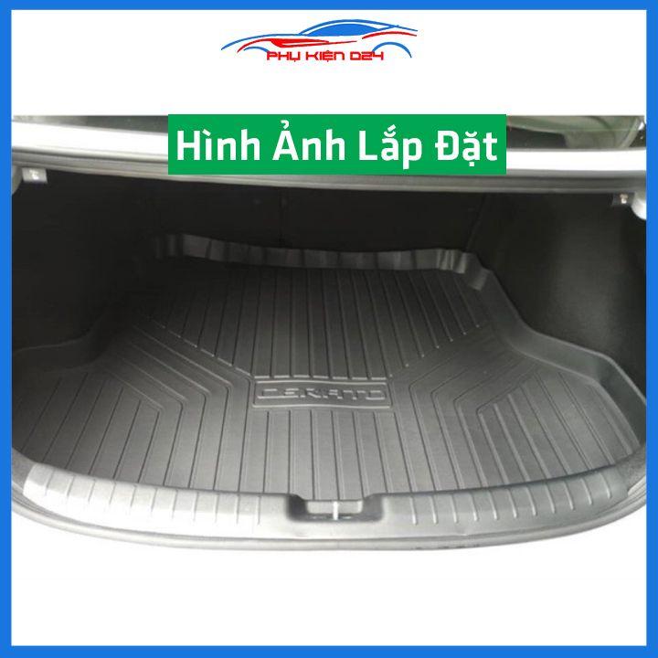 Thảm nhựa lót cốp Cerato 2019-2020-2021-2022 nhựa dẻo dày dặn đàn hồi tốt