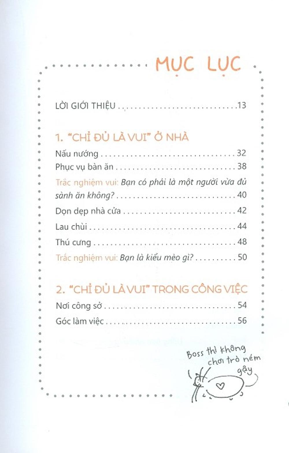 Chỉ Đủ Là Vui - Sống Trót Lọt Với Bí Thuật Biếng Lười
