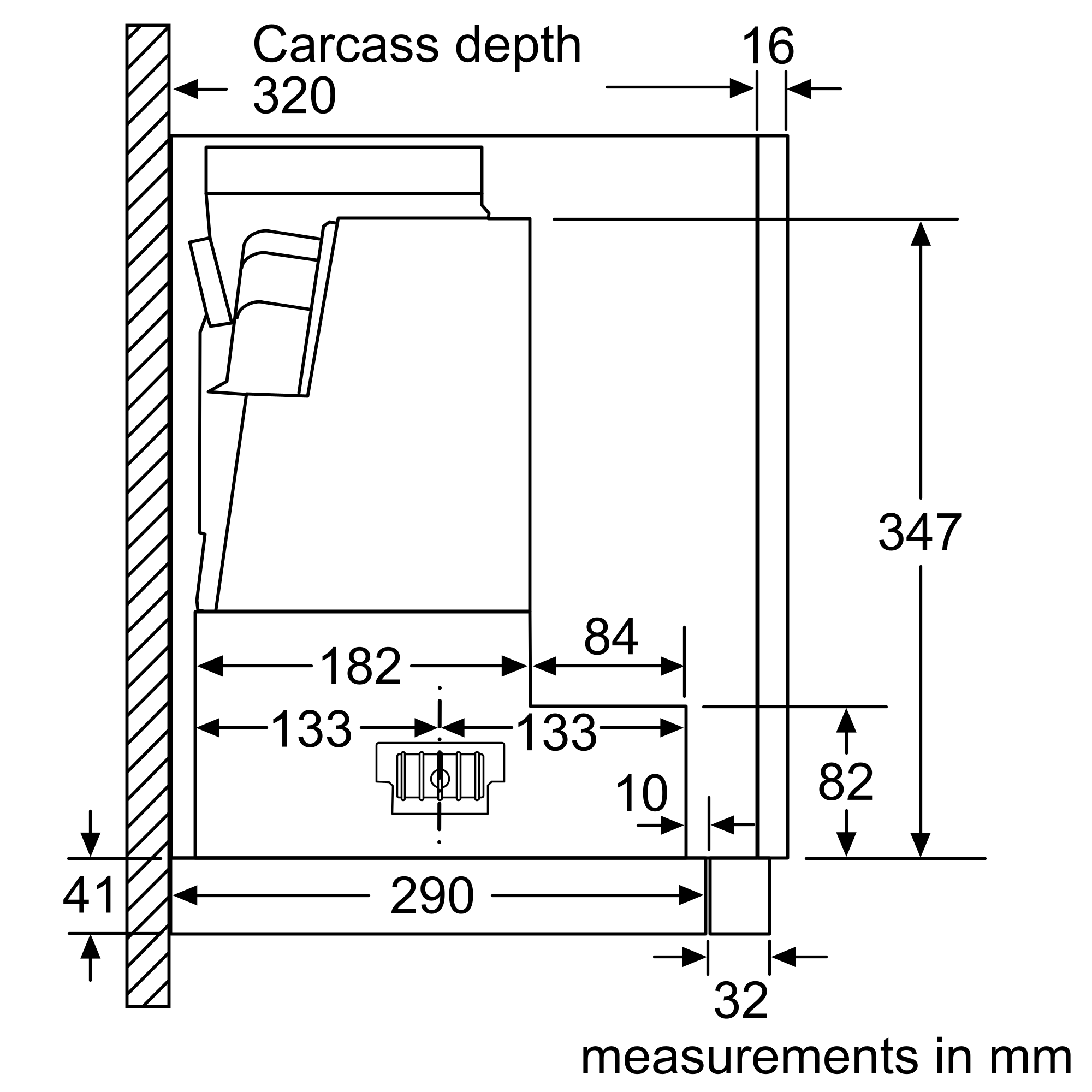 Máy hút mùi âm tủ Bosch DFS067K51 - Series 8 - Hàng chính hãng