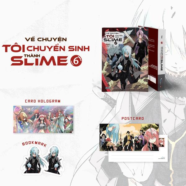 Sách - Về Chuyện Tôi Chuyển Sinh Thành Slime - Tập 6 - Bản Đặc Biệt - Tặng Kèm Bookmark + Postcard + Card Hologram