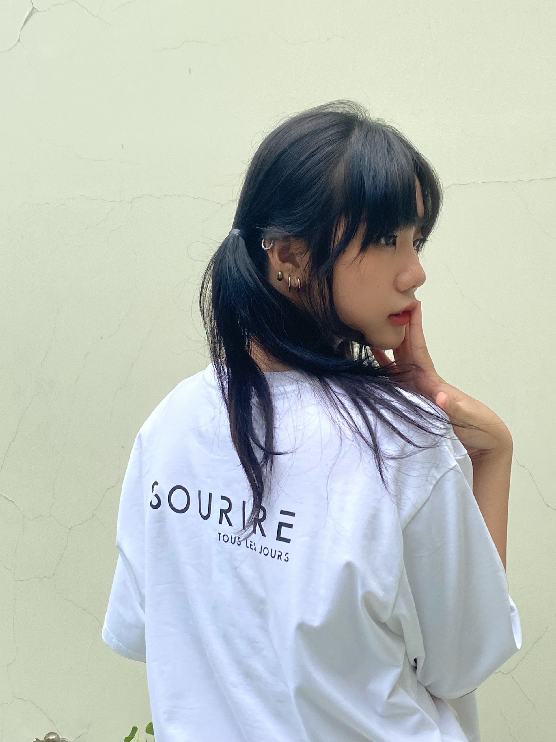 Áo phông unisex cổ tròn Sourire basic tee ngắn tay oversize streetwear cotton 100% thoáng mát thời trang chính hãng