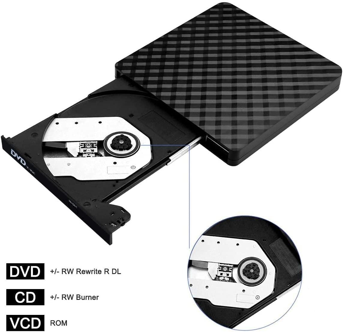 USB 3.0 Trình phát DVD bên ngoài USB, CD/DVD/-RW/ROM/ROM với Windows lớn 10/8/7/Vista/Linux/Mac OS/PC OS/PC OS/PC