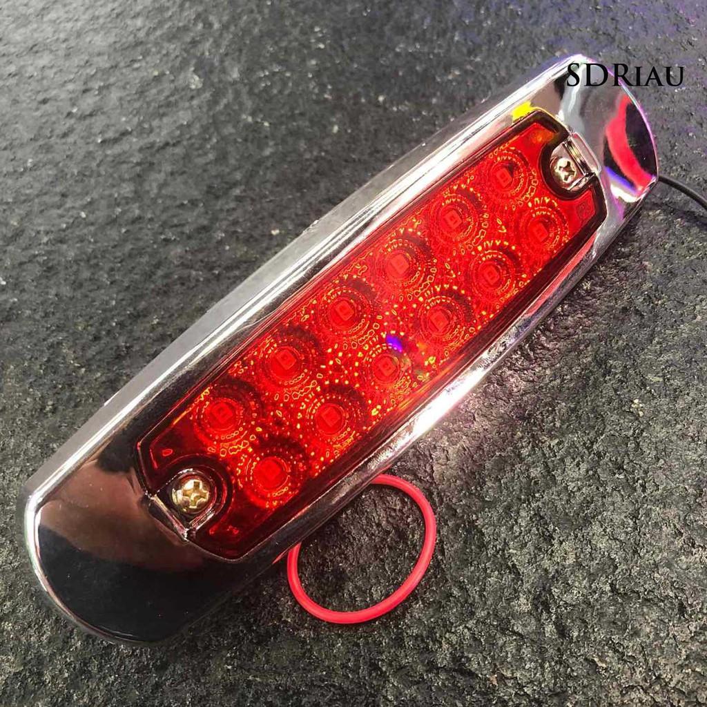 Set 2 Đèn Led Chống Nước Chống Bụi 24v / 12v 6000k Dành Cho Xe Hơi / Xe Tải