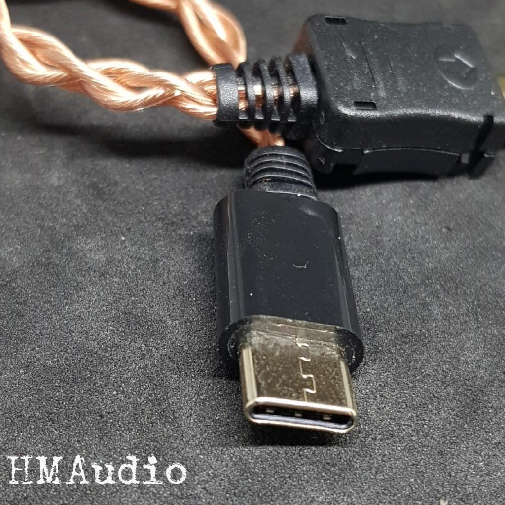 Cáp OTG type C to micro USB