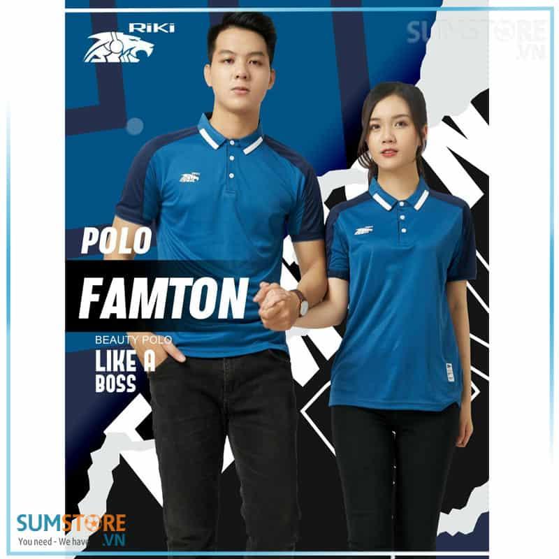 Riki – Áo Thun Polo Thể Thao Nam Nữ Cao Cấp – Famton Cổ Vịt