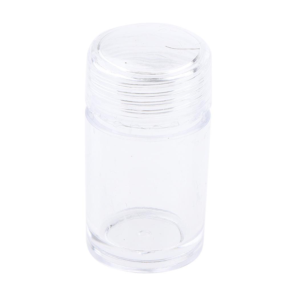 60 Grids 10ml Mini Empty Nail Powder Eye Shadow Grafts Bottles Storage Case
