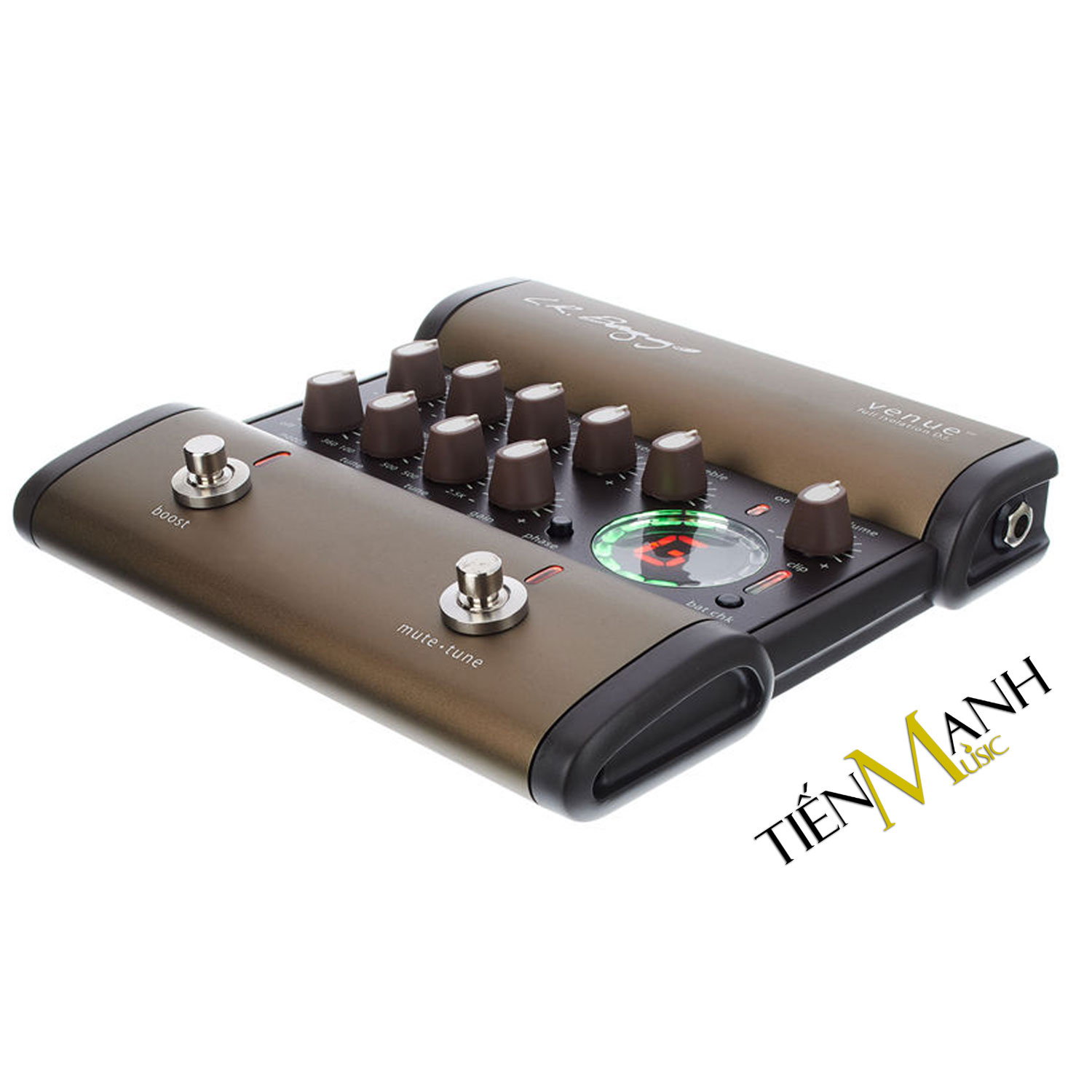 Venue DI L.R. Baggs Acoustic Guitar Thiết bị tạo hiệu ứng âm thanh LR Baggs Preamp EQ Tuner Pedal Hàng Chính Hãng USA - Kèm Móng Gẩy DreamMaker