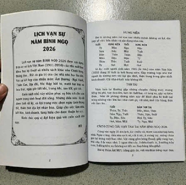 [KoSuyTu] LỊCH VẠN SỰ 2026 – BÍNH NGỌ