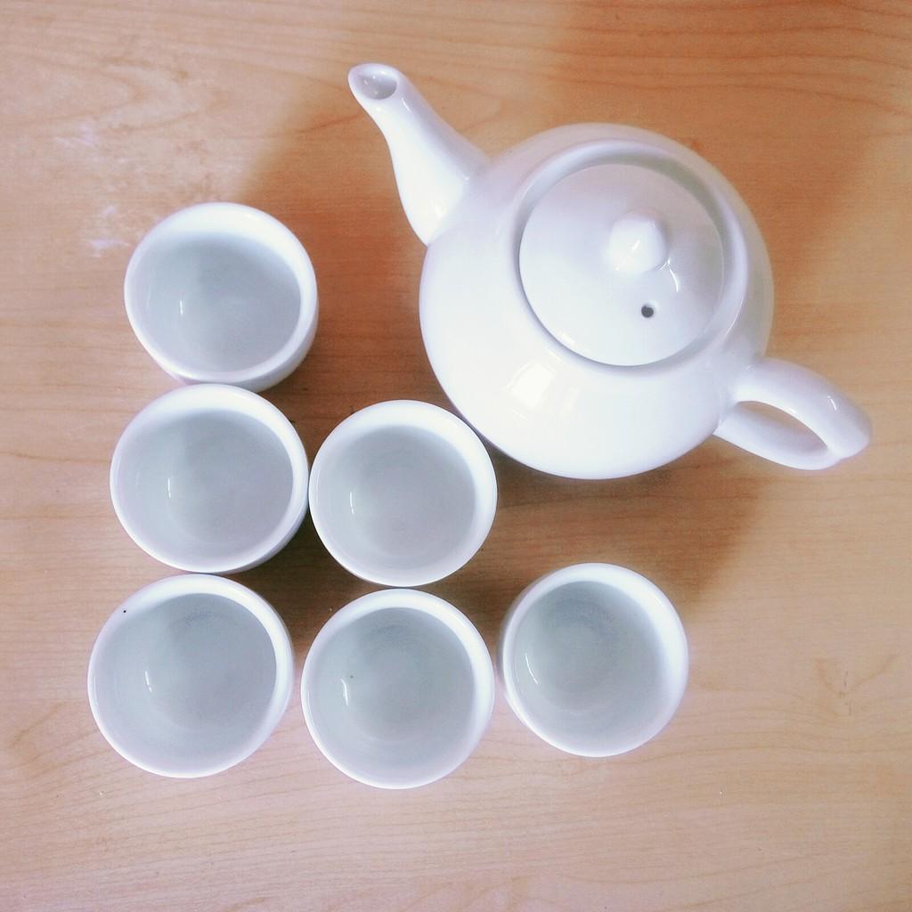 Bộ ấm trà Bát Tràng, cỡ nhỏ dung tích 300 ml