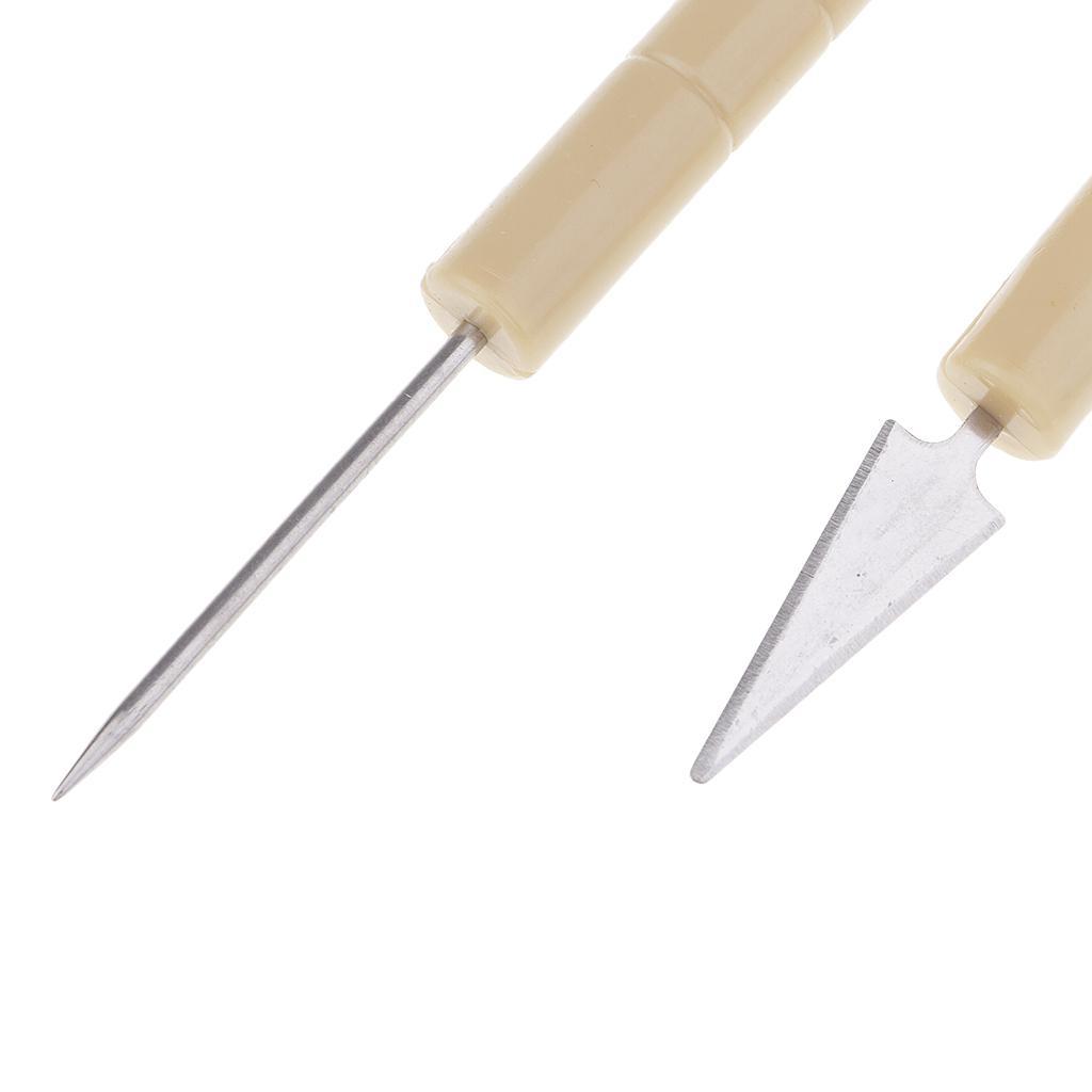 5 Pieces Carving Clay Sculpting Hand Tools Modeling Sculpting Tool Plastic Handle Pottery Carving Tool Set Silicone Rubber Shapers Polymer Modeling