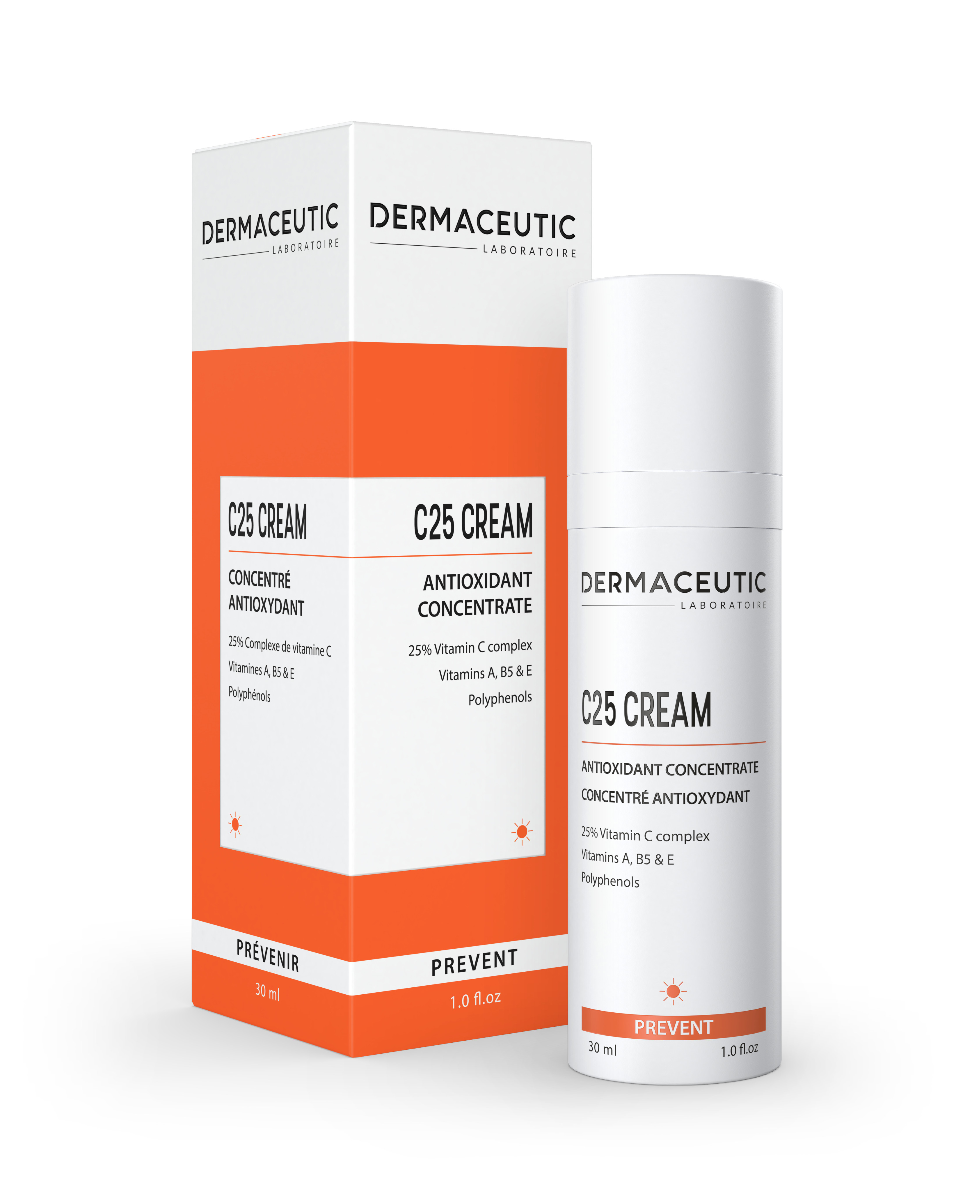 Kem dưỡng trắng sáng da Dermaceutic Pháp - C25 Cream