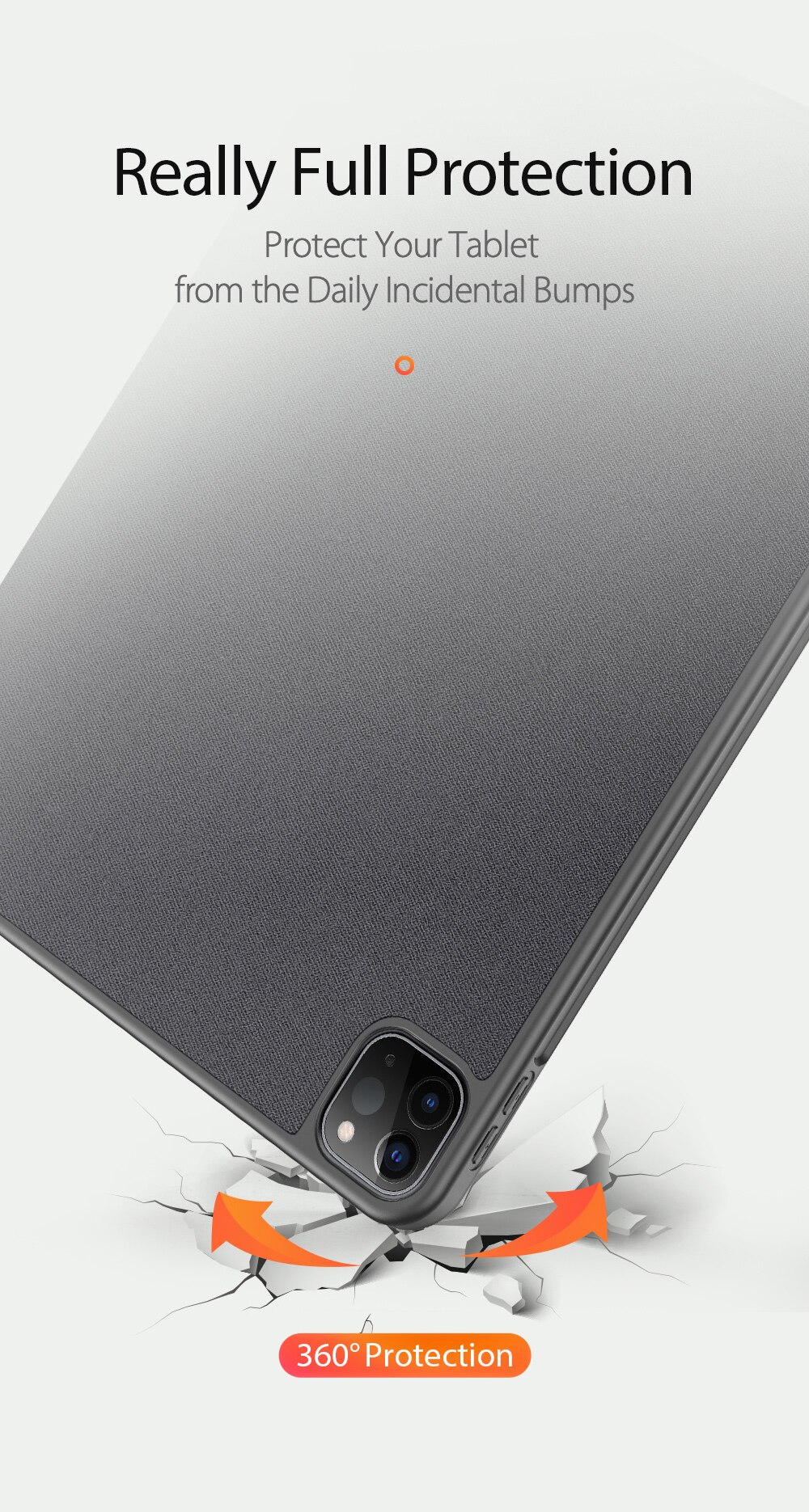 Bao Da Cao Cấp Dành Cho iPad Pro Air 4 10.9 inch, iPad Air 5 10.9 inch Chính Hãng Dux Ducis DOMO Có Khay Đựng Bút - Hàng Chính Hãng