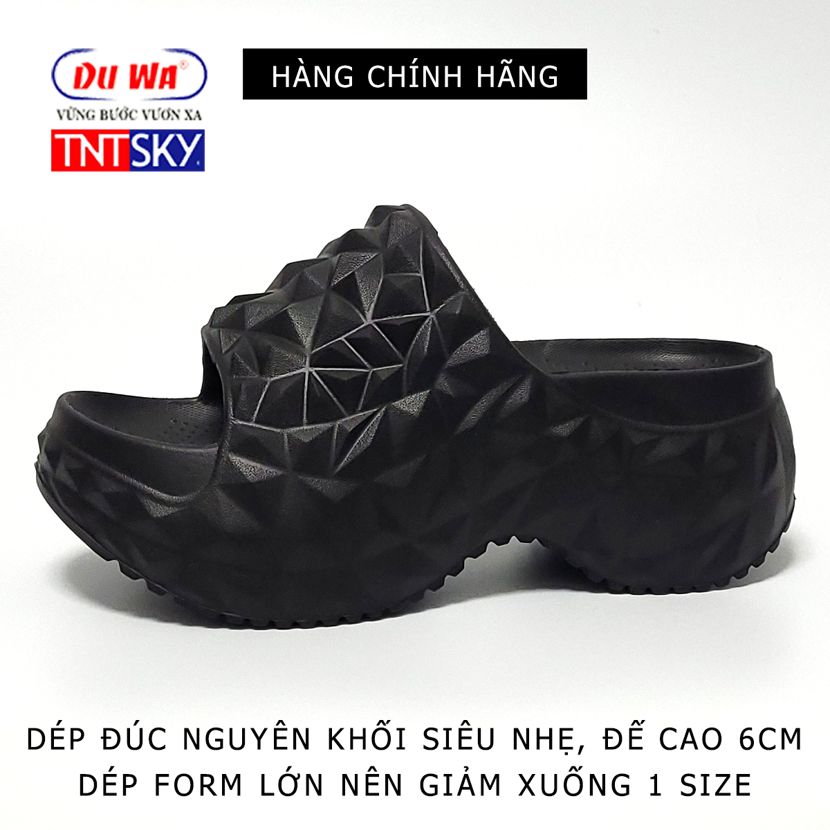 Dép Nữ Quai Ngang Đúc Liền Khối Siêu Nhẹ - Hàng Chính Hãng - TK534