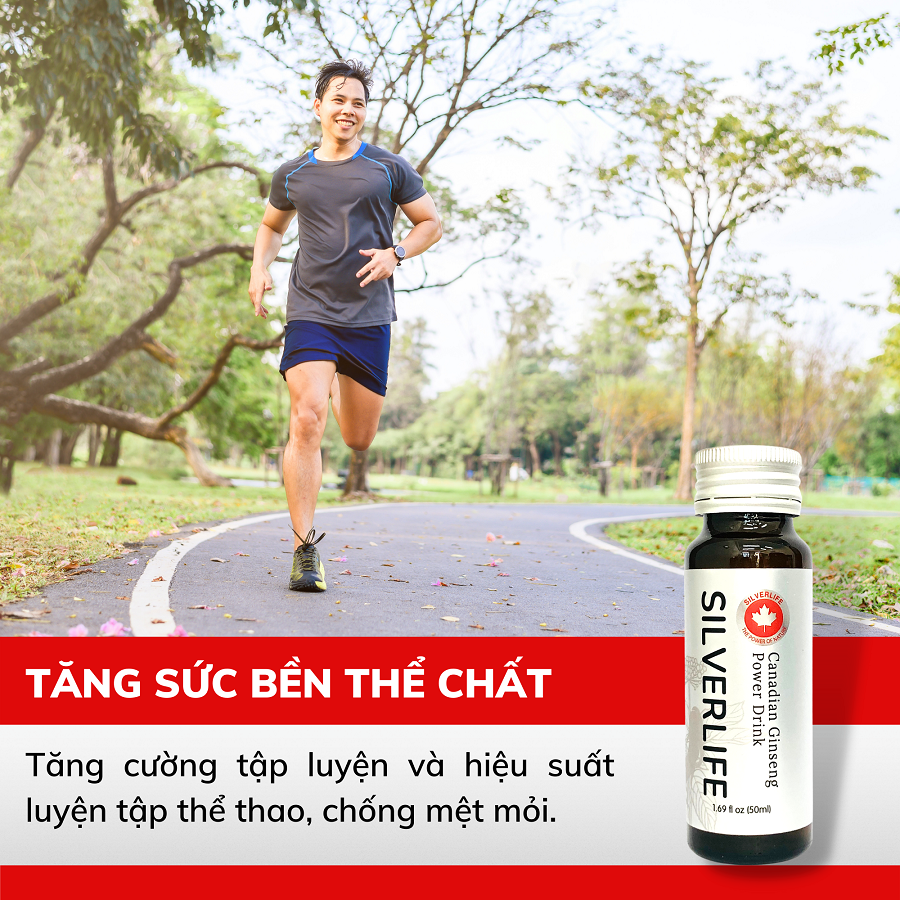 Nước uống tinh chất nhân sâm Canada Silverlife | Thơm ngon bổ dưỡng | Từ 100% nhân sâm Canada chính gốc và mật ong nguyên chất