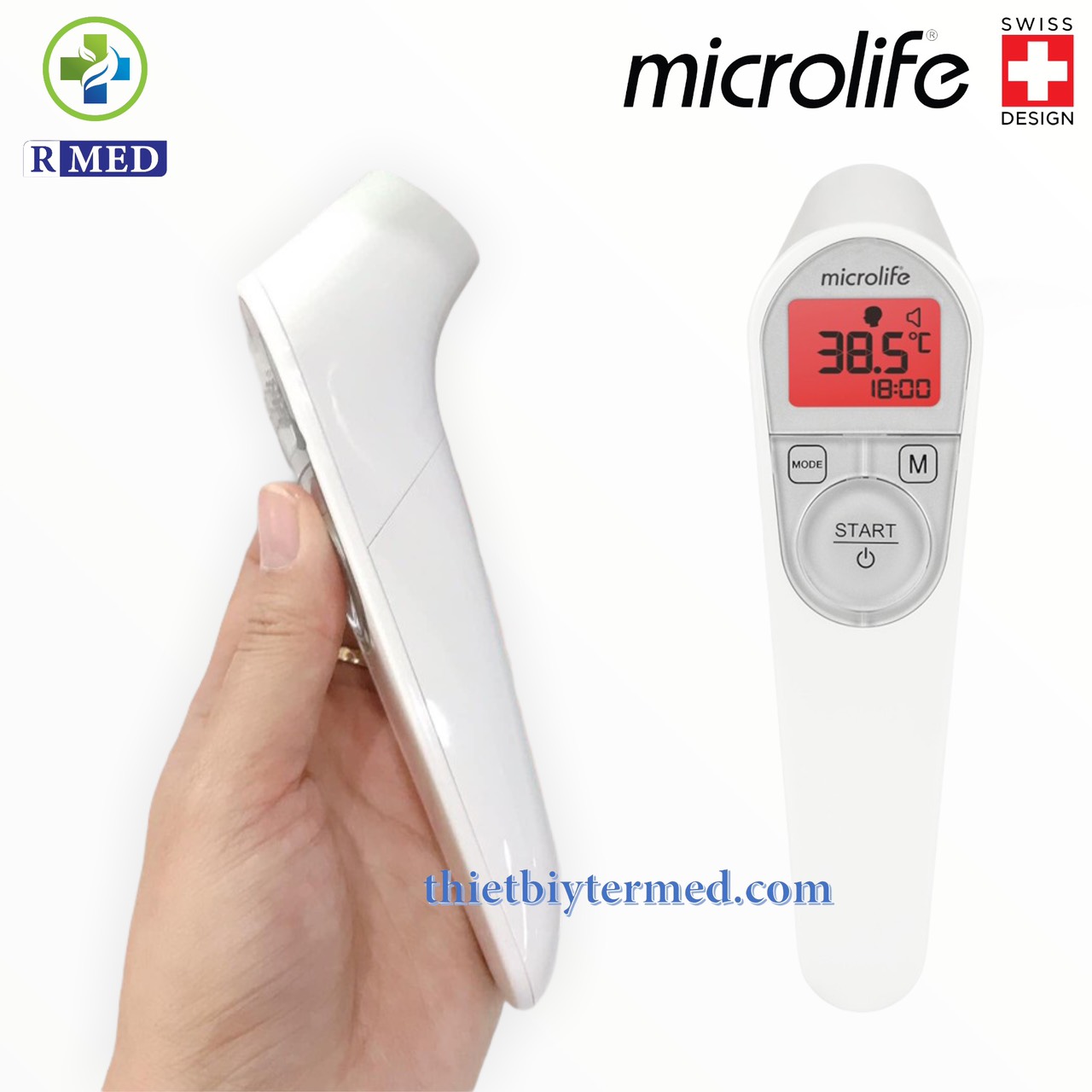 Microlife NC200 - Nhiệt Kế Hồng Ngoại Đo Trán- An Toàn Cho Bé