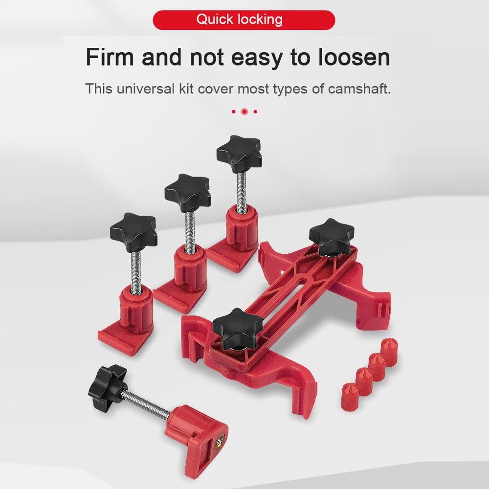 Universal Camshaft Lock Holder Car Cam Timing Locking Retainer Belt Replacement Fixture Tool Car Belt Change Accessory Automotive Tools Set