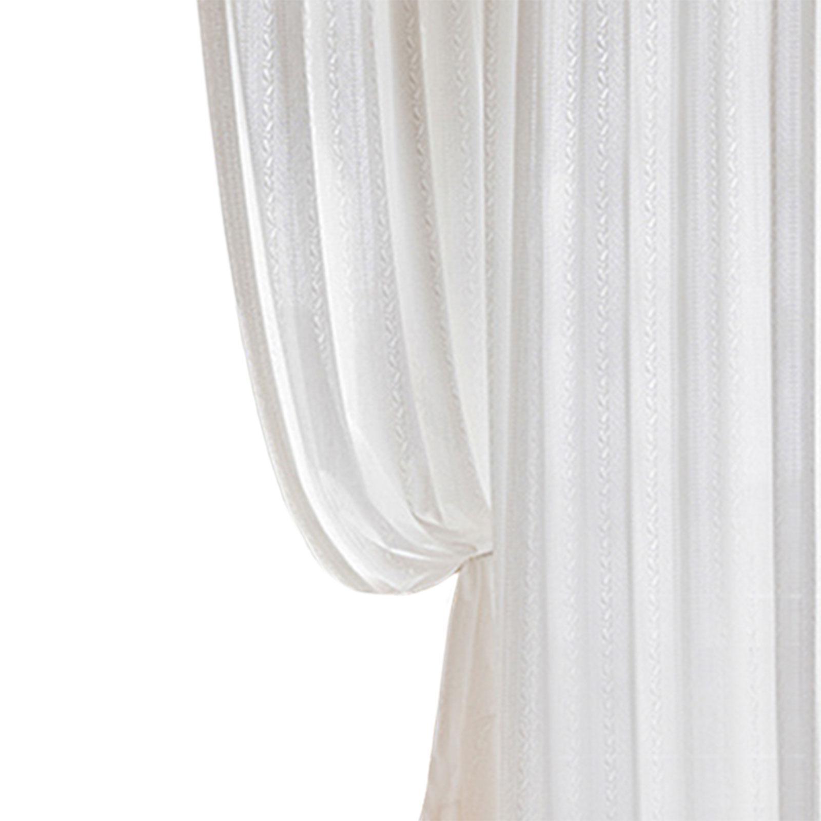 Window Curtains Drapes Breathable Rustic Lightweight for Study Bedroom Decor