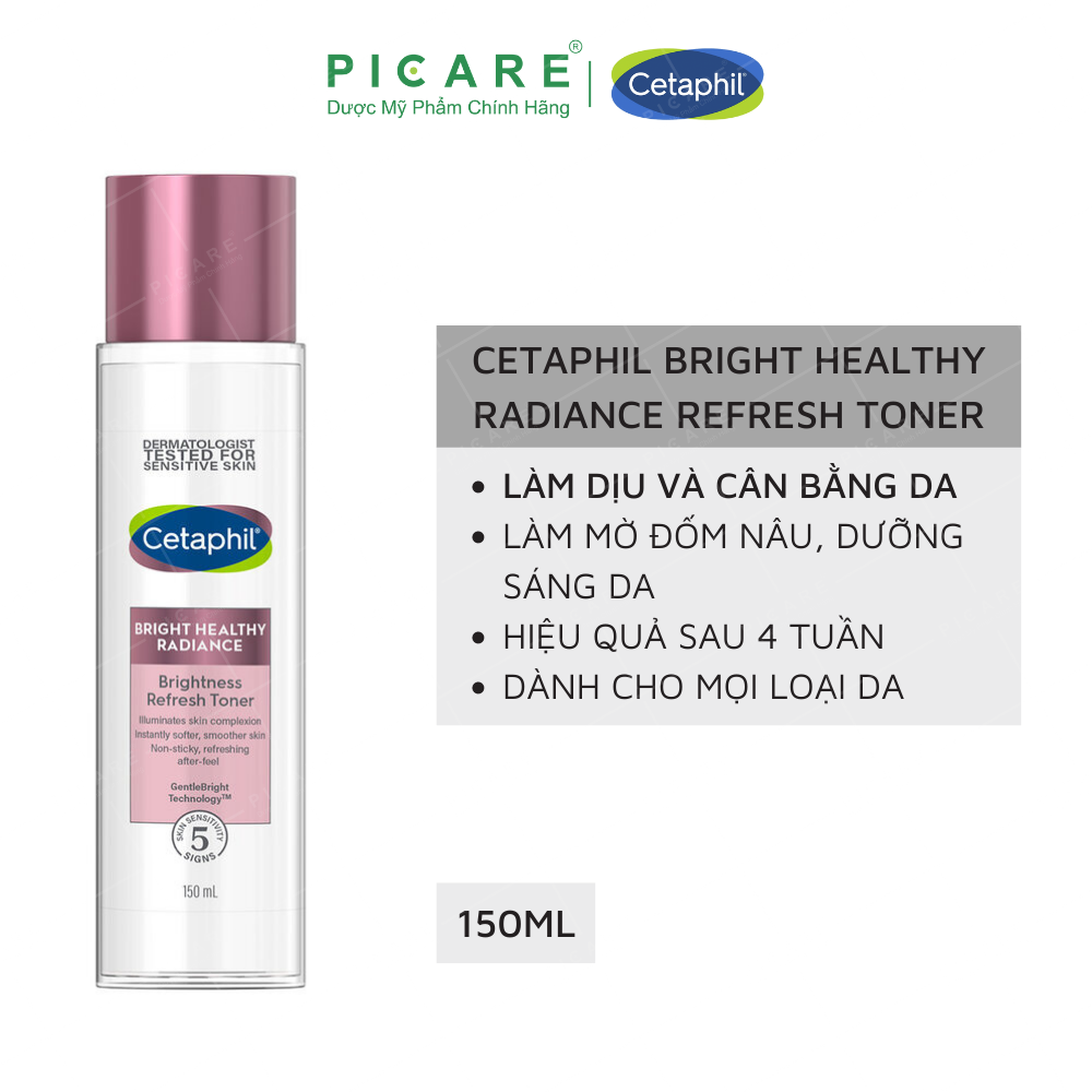 Nước Cân Bằng Làm Sáng Da Cetaphil Bright Healthy Radiance Refresh Toner 150Ml