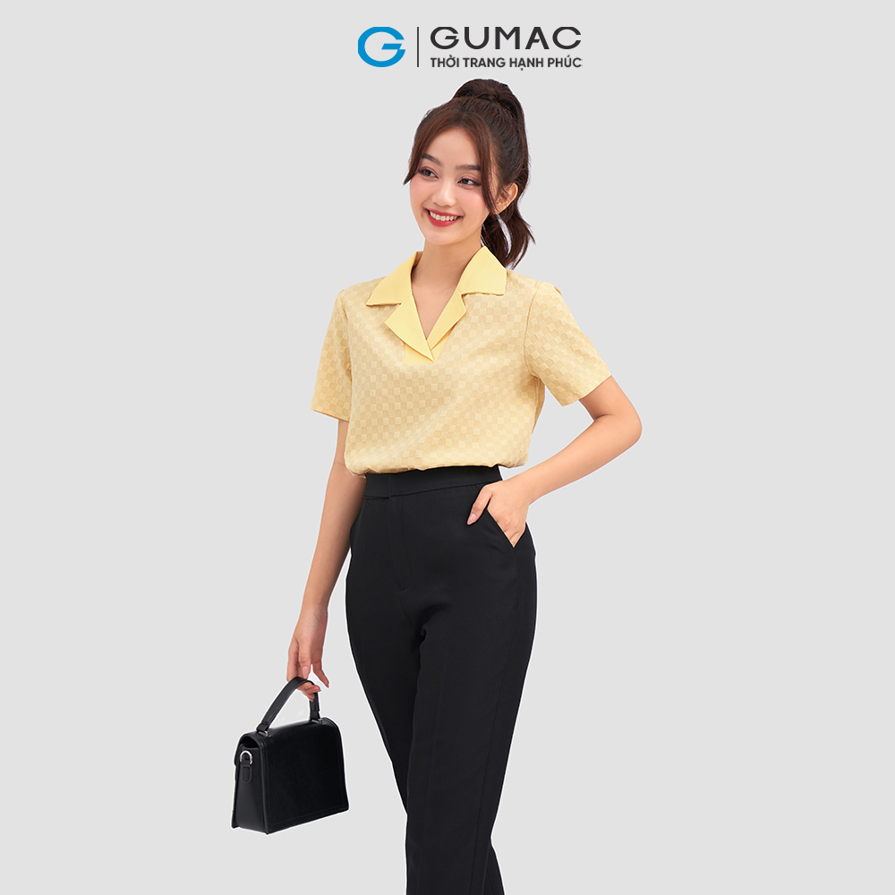 Quần ống đứng lưng kiểu thời trang GUMAC QC11041