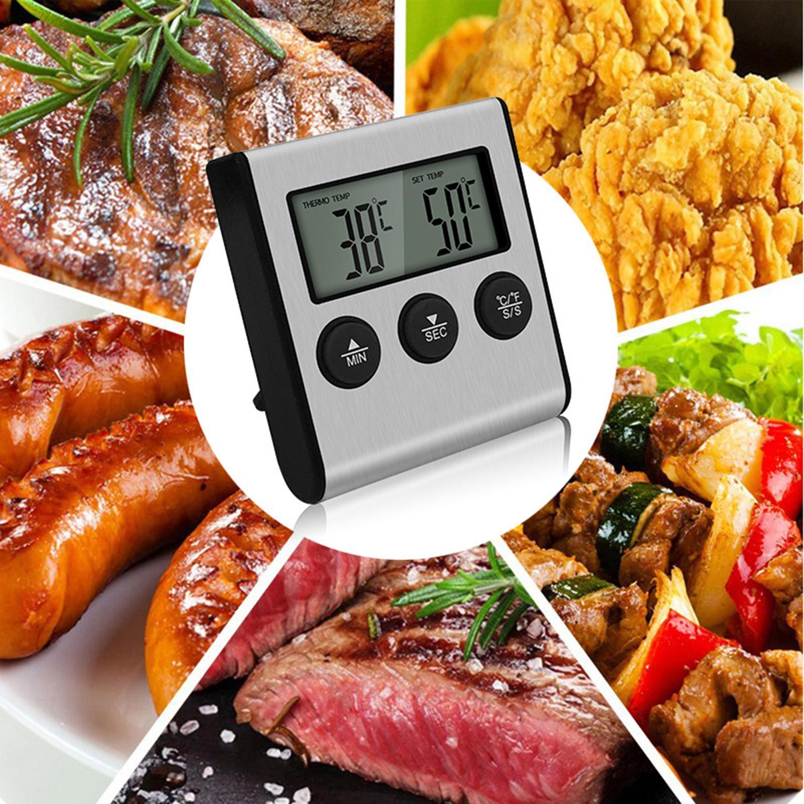 Digital Thermometer Grill Thermometer Multifunctional Food Thermometer Kitchen BBQ Thermometer,