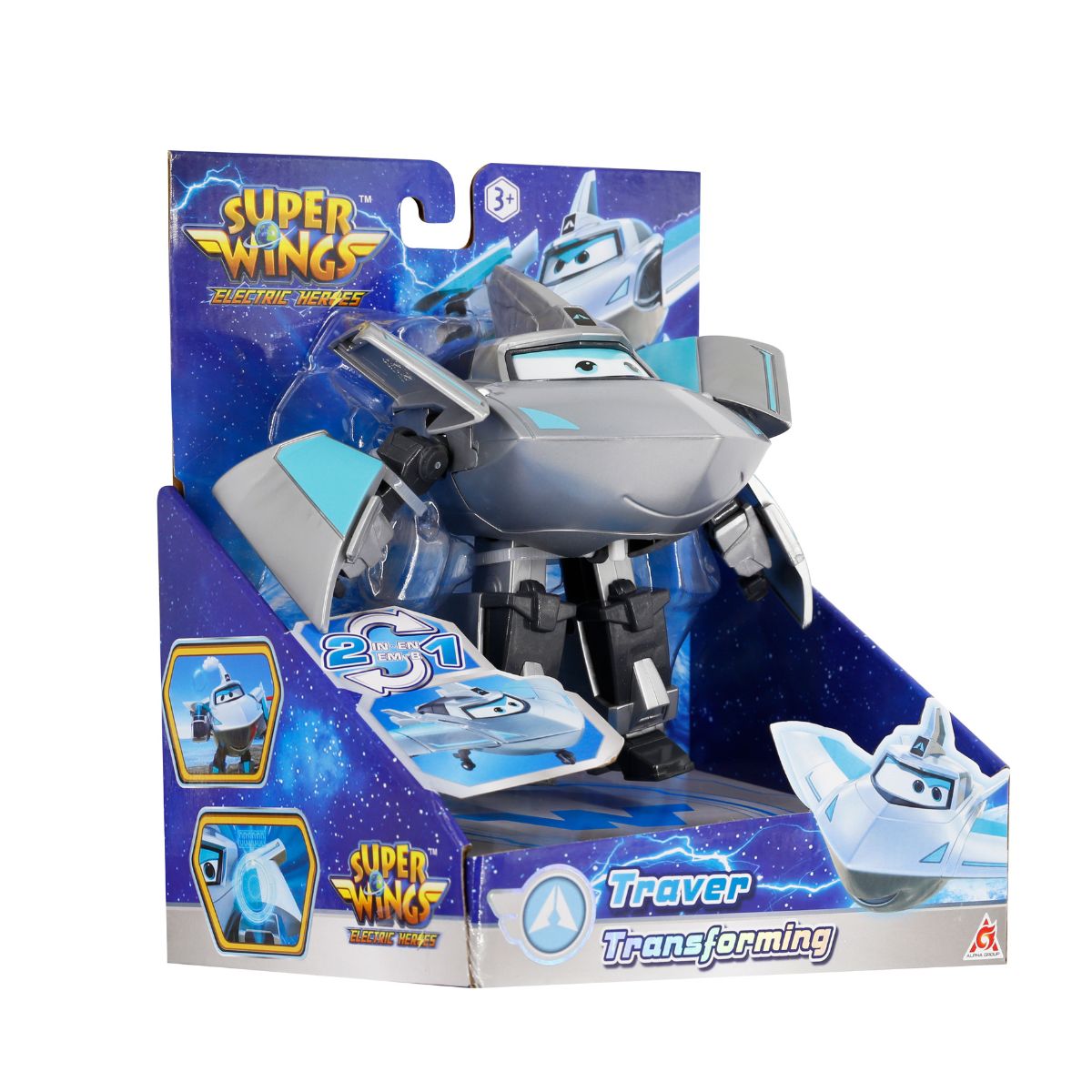 Đồ Chơi Robot Biến Hình Cỡ Lớn Traver Sôi Nổi SUPERWINGS EU780232