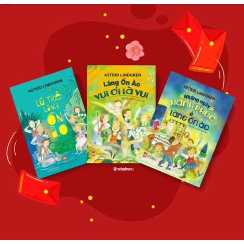 Bộ Sách - Lũ Trẻ Làng ồn ào + Làng ồn ào Vui ơi Là Vui + Những ngày hạnh phúc ở làng ồn ào - NXB Phụ Nữ