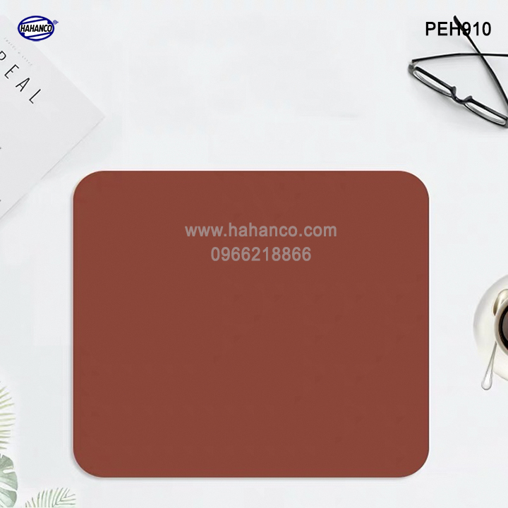 Miếng lót chuột gaming, pad bằng da bò xịn (PEH910) chống nước, trơn trượt siêu bền - Mouse Pads Leather of HAHANCO - Hàng chính hãng