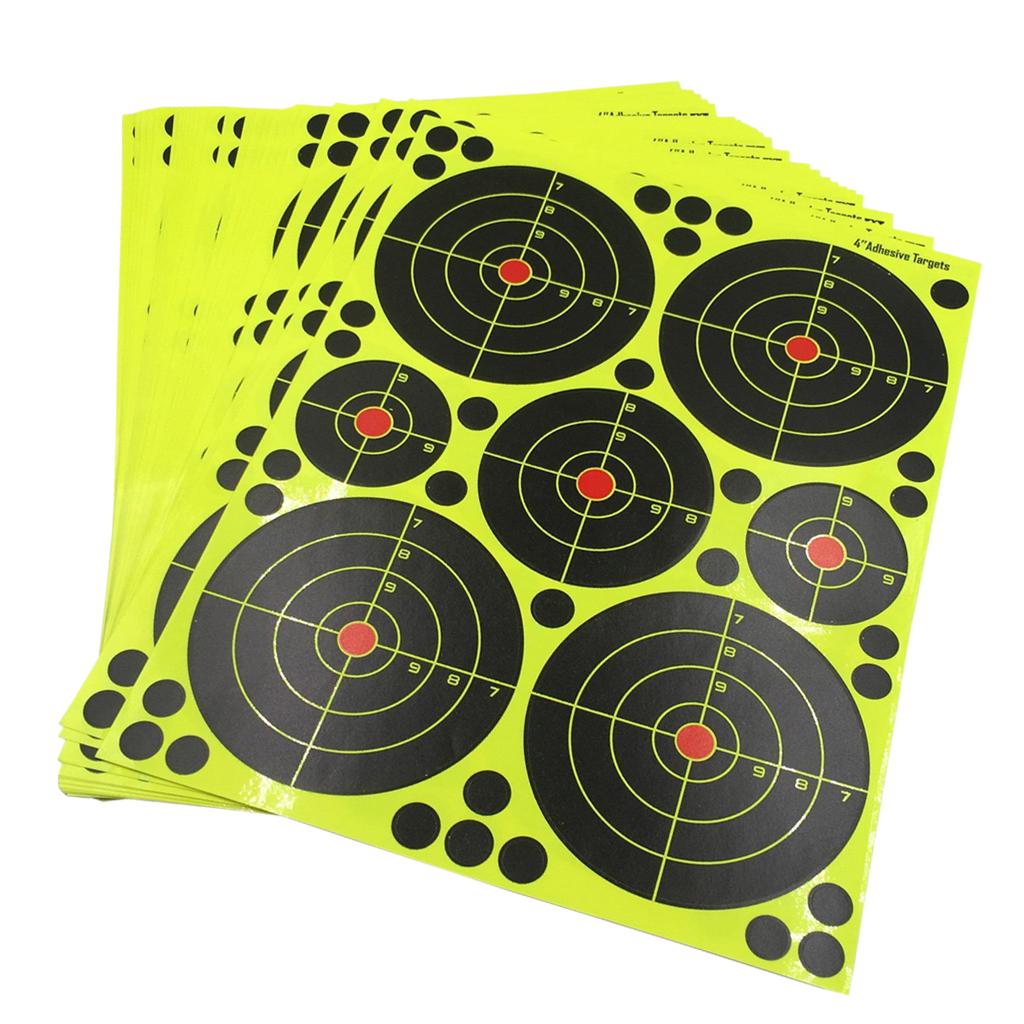 20 Pieces of Reactive Targets, Shooting Training Practice Target Stickers