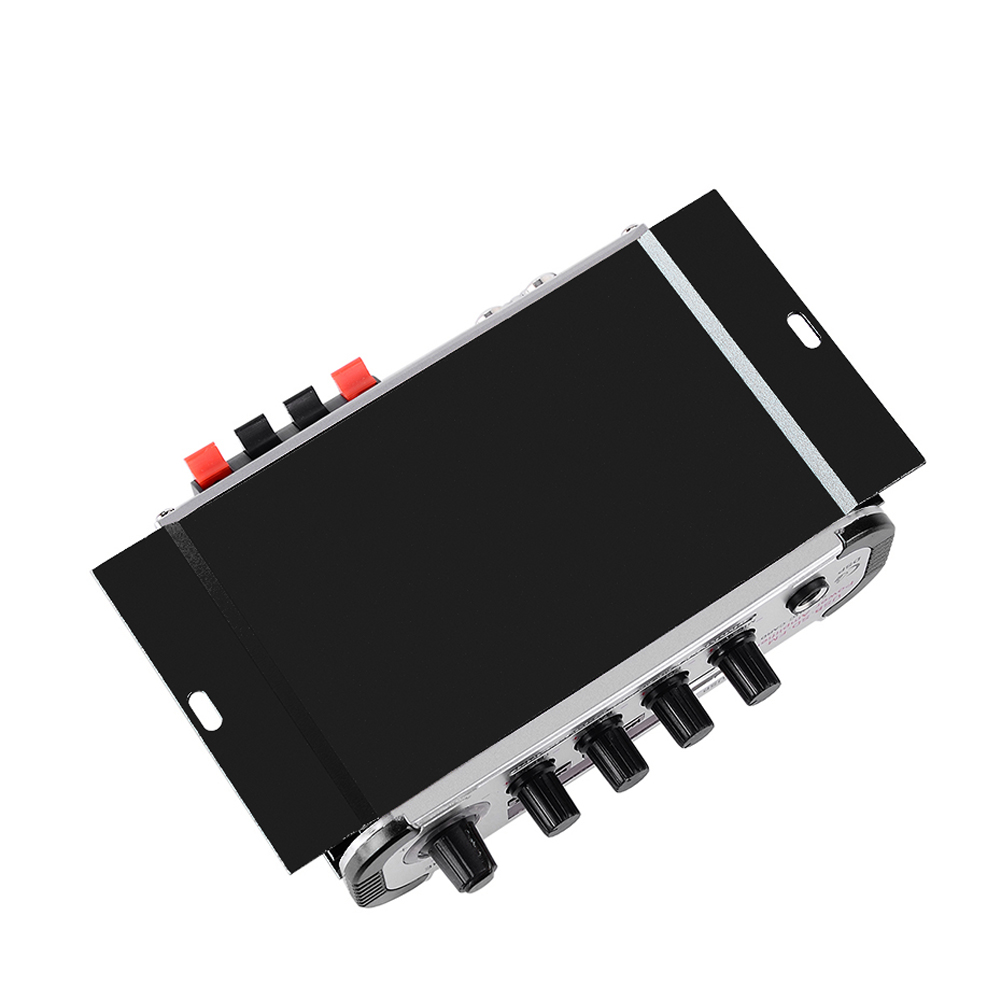 Bộ khuếch đại công suất HY604 Hi-Fi nhỏ 4-CH Loa siêu trầm Máy nghe nhạc âm thanh nổi trên ô tô Xe máy