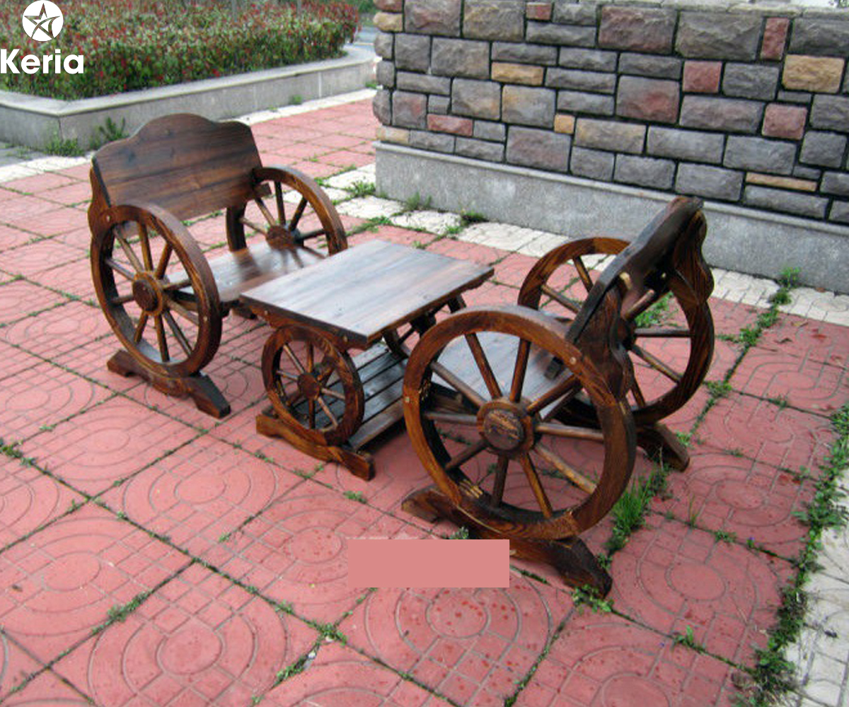 Bộ bàn ghế café bàn trà phòng khách sân vườn ban công cổ điển phong cách châu âu KG01