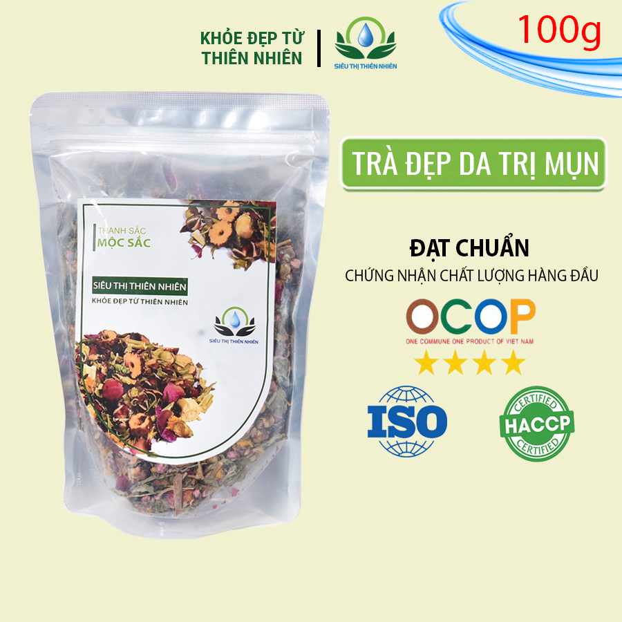 Trà Đẹp Da Trị Mụn Mộc Sắc 100g