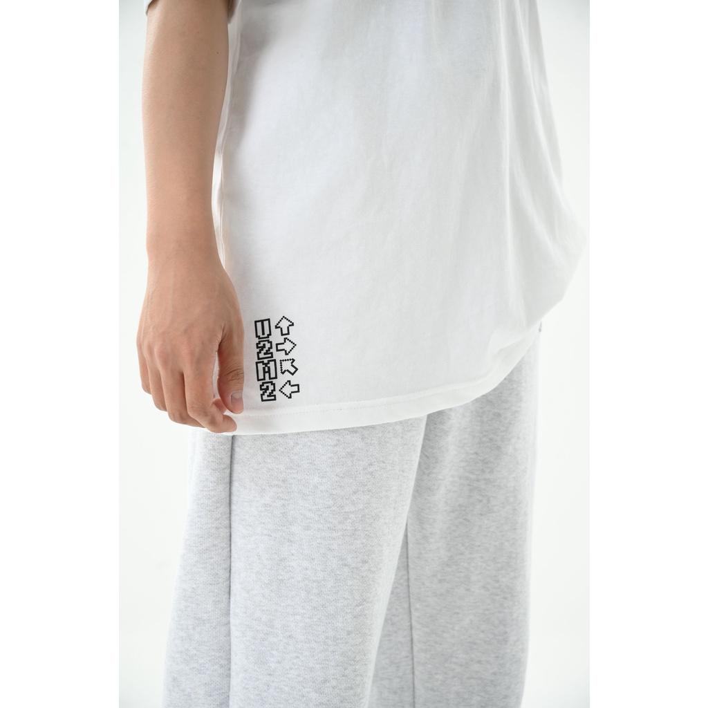 Áo thun in logo UnUnMeoMeo - Unisex - Vải Thun Cotton 100% - From Rộng Tay Lỡ - Ủn Ủn Meo Meo