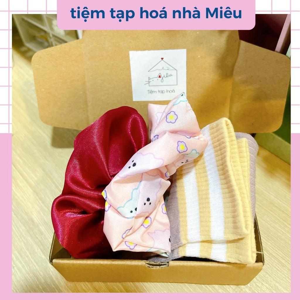 Set hộp quà tặng bạn gái - người yêu - chị em gái - Gift set quà tặng người thân | tiệm tạp hoá nhà Miêu