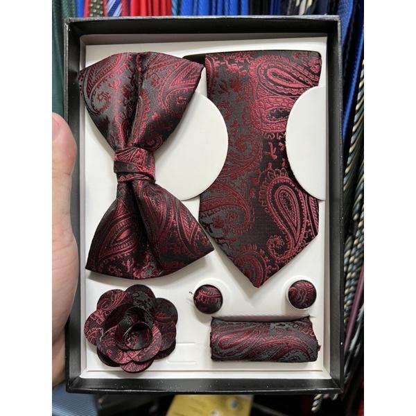 Cà vạt nơ chú rể 2020 GIANGPKC Cavat chú rể 6cm kèm nơ đen