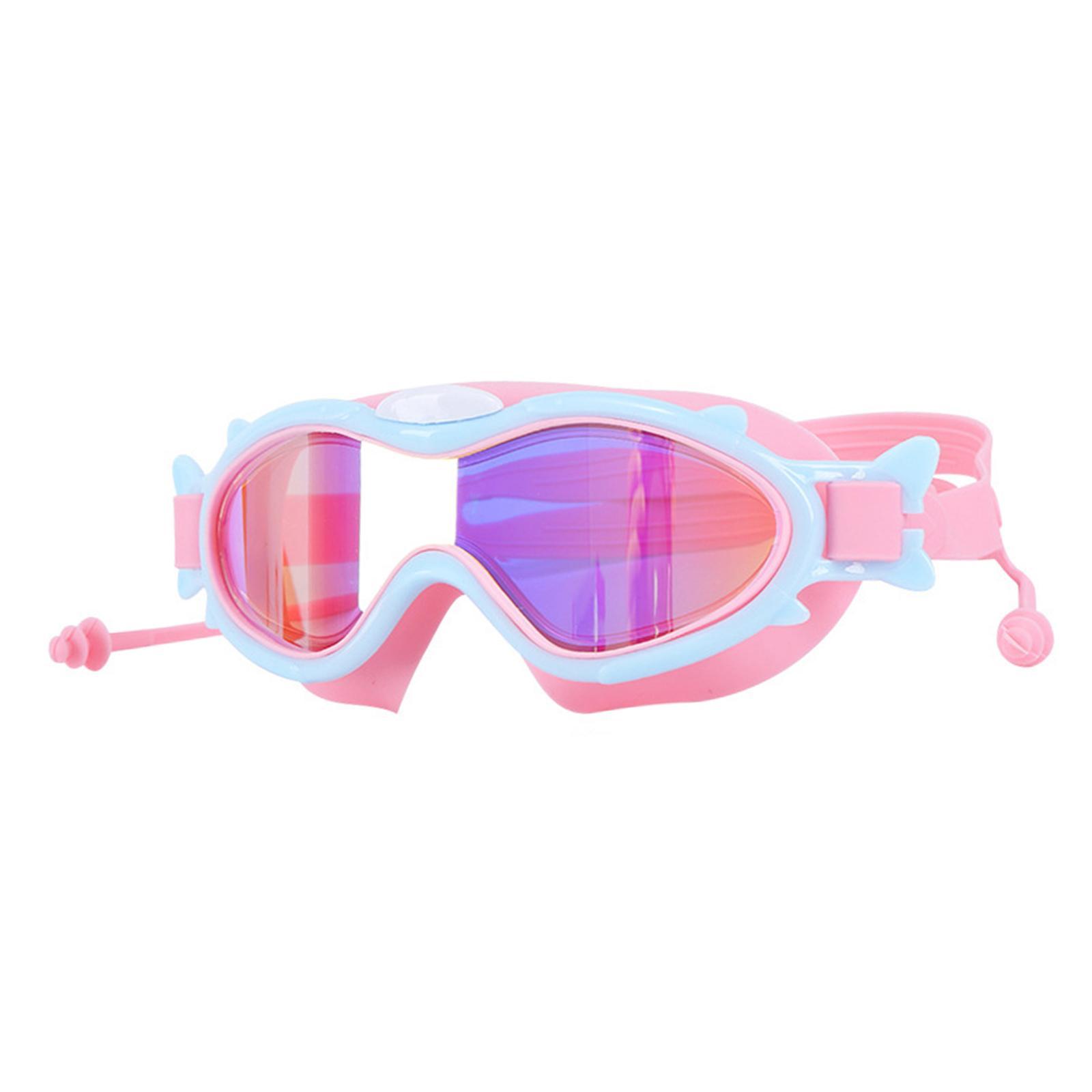 Kids Swimming Goggles with Ear Swim Goggles for Kids 6-14 Boys Girls