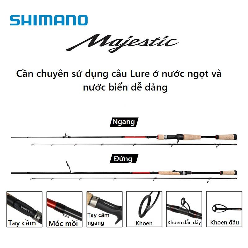 Cần Câu Máy Chính Hãng Shimano CM03 Độ Cứng ML Chuyên Câu Lure Săn Hàng Khủng - Sanami Fishing