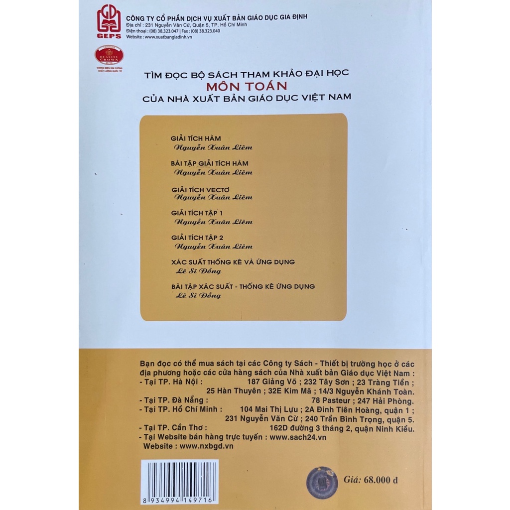 Bài tập giải tích vectơ