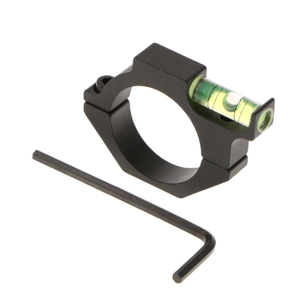 30mm 1.18Inch Aluminum Alloy Sight Fixture Tube Telescope Spirit Level Clamp