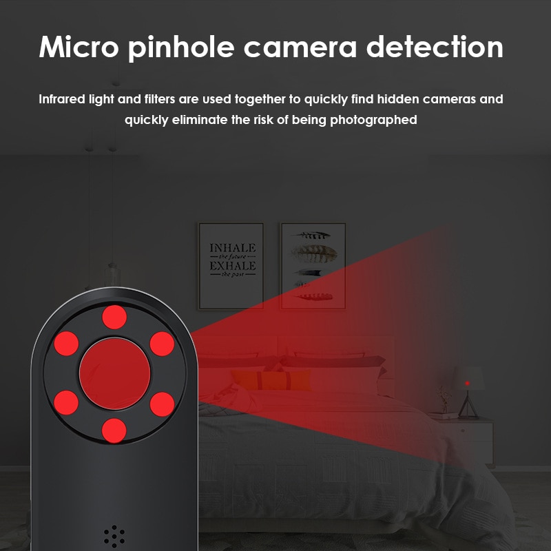 Máy dò tín hiệu chống theo dõi Detector Multi-function Anti Mini Bug Audio SPY-Camera AK400