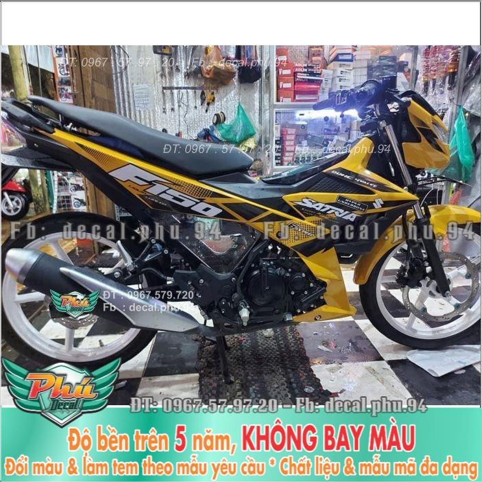 Tem rời Satria Vàng đen  -1