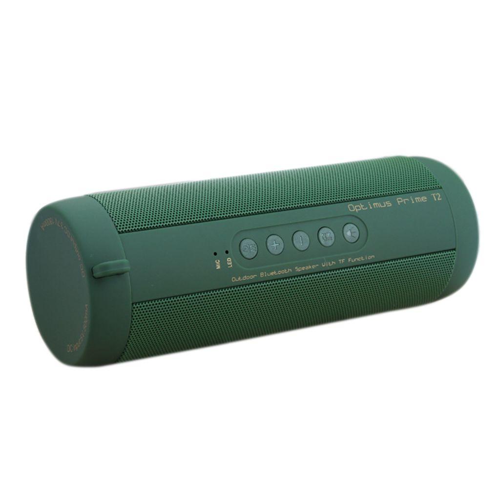 T2 Super Bass Bass Super Bass Loa Mini Di động Cột không dây di động Theo điện thoại thông minh màu