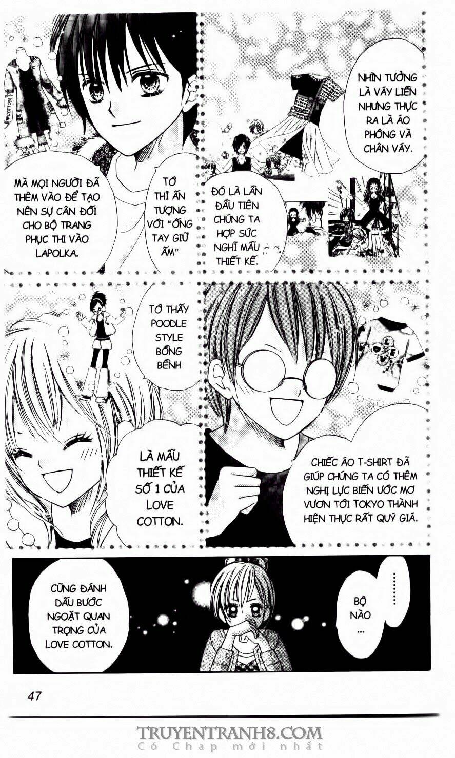 tiệm thời trang, love cotton chapter 33 15