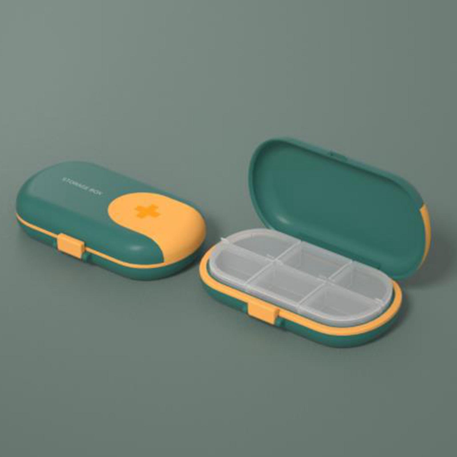Travel Pill Organizer Moisture Proof Holder for Purse Travel Purse Pocket