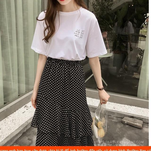 Áo thun tay lỡ form rộng